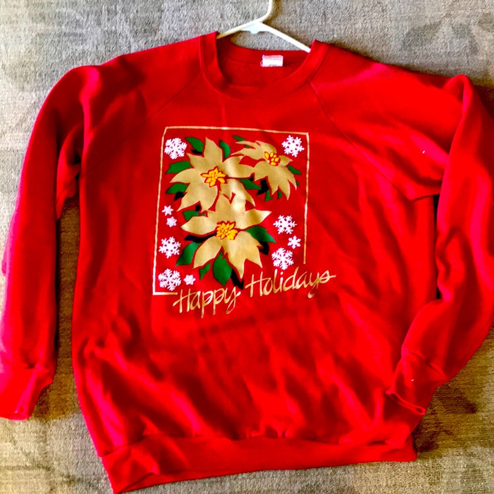 Red Christmas sweatshirt